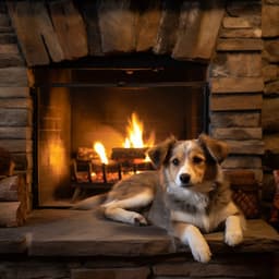 Fuego Del Perro: Sonidos De Fuego Relajantes Para Canes - Música para acalmar cachorro