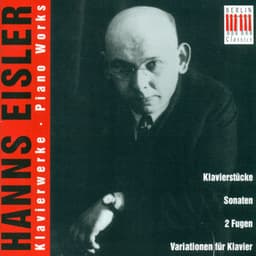 Eisler: Piano Music - Hanns Eisler