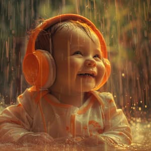 Rain's Gentle Echoes: Soothing Music for Baby - Teddy Bear Baby Lullaby