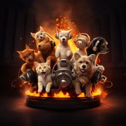 Warmth of Fire: Pets Relaxing Vibes - Soothing Music