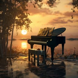 Piano Resonance: Meditations Silent Chords - Piano and Rain