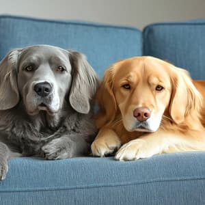 Dogs' Serenity Music: Calming Harmonies - Heart Holidays