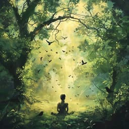 Binaural Birds Melodies: Meditation Echoes - 92 96 Hz - Alpha Waves Meditation