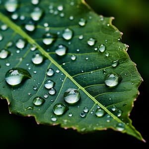 Nature's Raindance: Calming Rainfall Echoes - Healing Frequencies