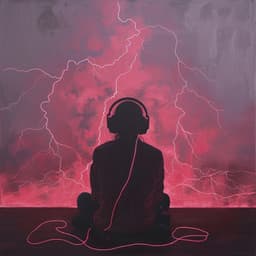 Eco Sereno Del Trueno: Sonidos Calmantes De Tormenta Para La Relajación - Música suave para la cena