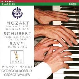 Mozart, Schubert & Ravel: Piano 4 Hands - Gyorgy Kukorelly