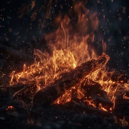 Soothing Nights with Ambient Chill Fire Sounds - Ambient Music