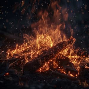 Soothing Nights with Ambient Chill Fire Sounds - Ambient Music
