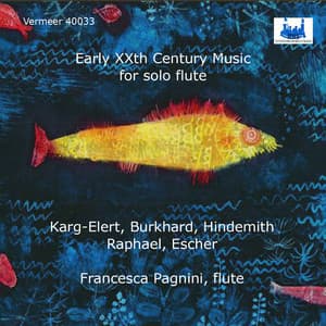 Early XXth Century Music for solo flute - Sigfrid Karg-Elert