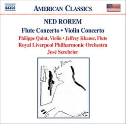 Rorem: Violin Concerto - Flute Concerto - Pilgrims - Ned Rorem
