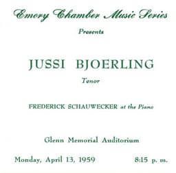 Bjorling, Jussin: The Atlanta Recital - Jussi Björling