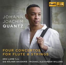 Quantz: 4 Concertos for Flute & Strings - Eric Lamb