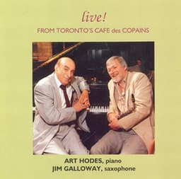 Galloway, Jim / Hodes, Art: Live! From Toronto's Cafe Des Copains - Jim Galloway