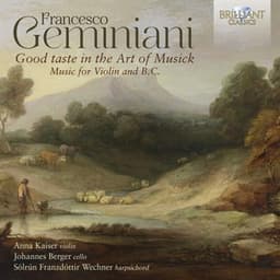 Geminiani: Good Taste in the Art of Musick, Music for Violin and B.C. - Francesco Geminiani