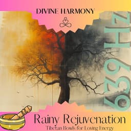 639 Hz Rainy Rejuvenation: Tibetan Bowls for Loving Energy - Divine Harmony