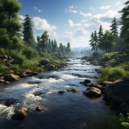 River Flow Yoga: Calming Waters for Practice - Yoga Music Spa