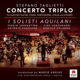 Stefano Taglietti: Concerto Triplo for Electric Guitar, Piano, Percussions, Violin and Strings - Stefano Taglietti