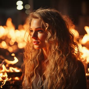 Música Del Crepitar Del Fuego: Armonía De Relajación - Etiqueta de la naturaleza