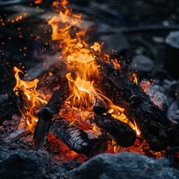 Soothing Chill Fire: Nighttime Relaxation - Relaxation Noisy Tones