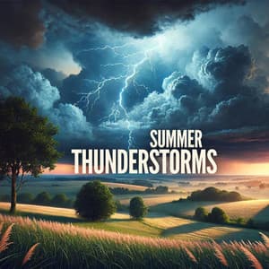 Summer Thunderstorms: Rain Sounds with Thunders for Sleeping - Lightning, Thunder and Rain Storm