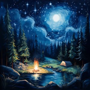 Fireside by the Stream: Laid-Back Loops - Fire Sounds Sleep and Relax