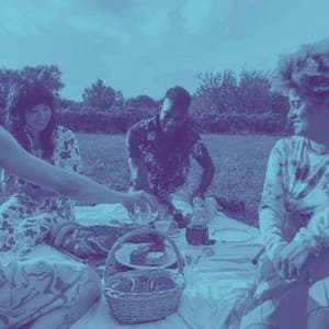 Backdrop for Sitting Back Universe - Dog Sleeping Soundtracks Deluxe