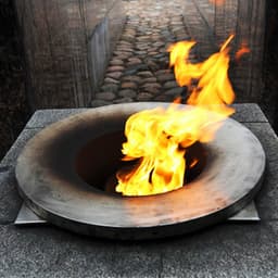 Flames of Serene Relaxation: Chill Music Fire - Beautiful Nature Sounds