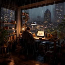 Tormenta De Productividad: Lluvia Binaural Para Trabajo Y Rendimiento - Binaurales Colectivo