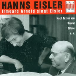 Hanns Eisler: Vocal Music - Hanns Eisler