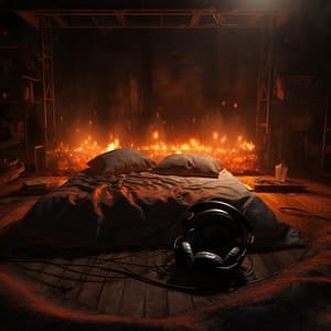 Sleeping Flames: Gentle Fire Melody - Afternoon Chill Out Playlist