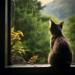Cats and Rain Serenity: Ambient Bliss - Rain and Heavy Thunderstorm Sounds