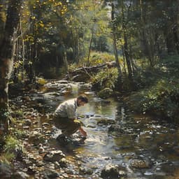 Trabajo Junto Al Río: Melodías Tranquilas Del Arroyo - Visión mágica