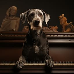 Perro Zen Con Teclas De Piano Lluviosas - Llover fuerte