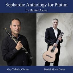 Sephardic Anthology for Piutim for Clarinet & Guitar - Daniel Akiva