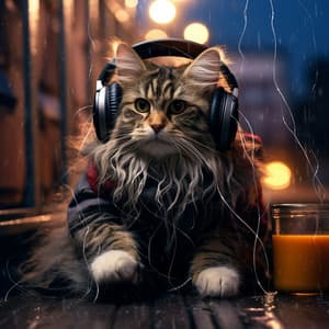Feline Thunder: Whisker Melodies Chord - Nature & Sounds Background