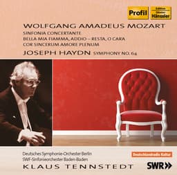 Mozart: Sinfonia Concertante - Bella mia fiamma - Cor sincerum amore plenum - Haydn: Symphony No. 64 - Klaus Tennstedt