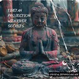 Tibetan Projection with River Secrets - Crystal Zephyr Cascade