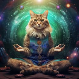 Harmonic Cat Serenity: Ocean Waves Melodies - Sounds of Beautiful World