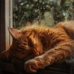 Relajación Para Gatos Con Trueno: Sonidos Suaves Para Aliviar El Estrés - Gato tranquilo