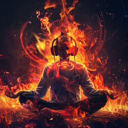 Fire's Meditative Silence: Binaural Hymns - Alpha Waves Meditation