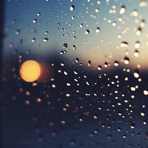 Gotas Melódicas De Lluvia: Abrazo Armónico Del Sueño - Noche Nublada