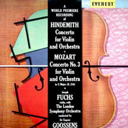 Hindemith: Violin Concerto - Mozart: Violin Concerto No. 3 - London Symphony Orchestra