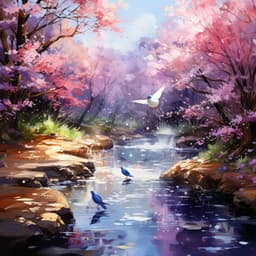 Armonías Que Fluyen: Felicidad De Serenidad Junto Al Río - Sonidos de la Naturaleza Relajacion