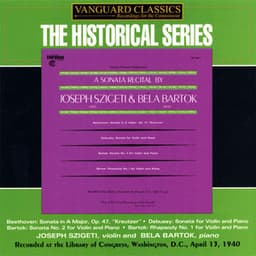A Sonata Recital - Joseph Szigeti