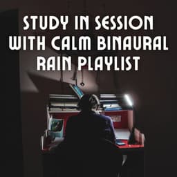 Study in Session with Calm Binaural Rain Playlist - Binaural Beats System
