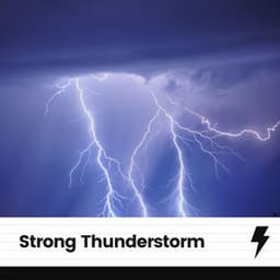Strong Thunderstorm - Sounds Of Rain & Thunder Storms