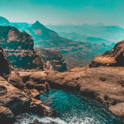 Starry Streams: Chill Music Water Night - Granular Soundscape