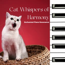 Cat Whispers of Harmony: Enchanted Piano Resonance - Reversible