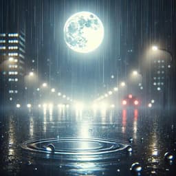 Lluvia a la luz de la luna: Duerme bien con el sonido de la lluvia - Sonidos de la Naturaleza para Dormir