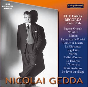 Nicolai Gedda The Early Records 1952-1956 - Nicolai Gedda